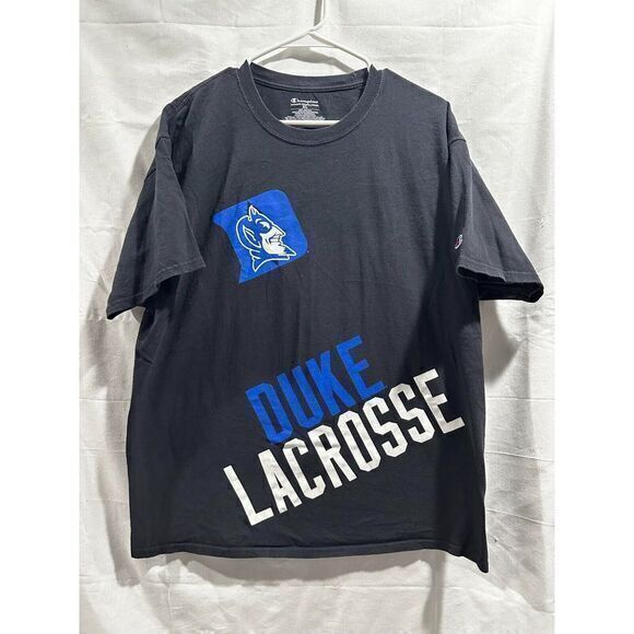Duke University Blue Devils Lacrosse Spellout‎ Mens Size XL - Picture 1 of 4